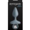 Renegade Orion Rechargeable Silicone Anal Plug - Gray - Image 4