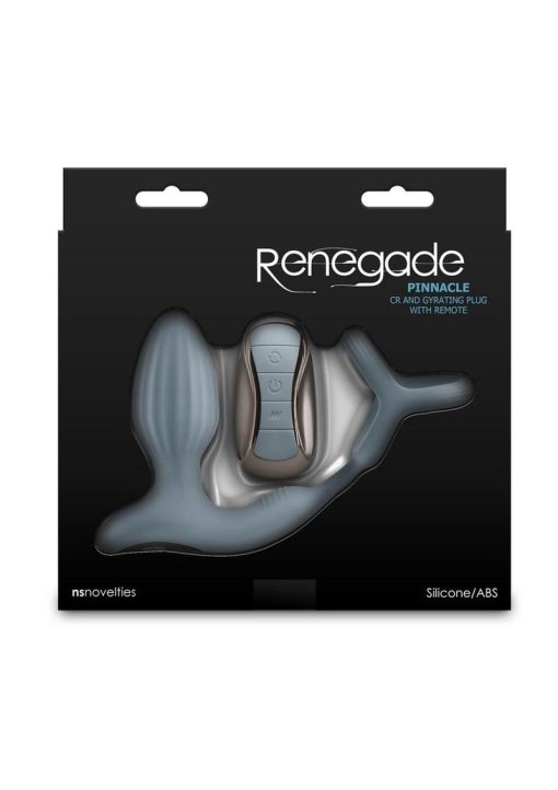 Renegade Pinnacle Rechargeable Silicone Prostate Stimulator - Gray - Image 4