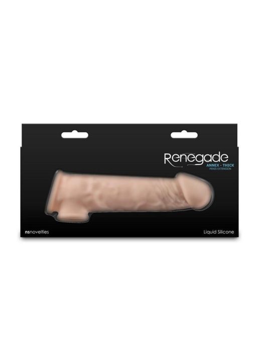 Renegade Annex Silicone Penis Extension - Thick - Vanilla - Image 4