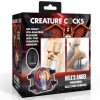 Creature Cocks Hell`s Angel Rechargeable Silicone Vibrating Grinder - Multicolor