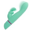 Love Bunny Rockin G Bunny Rechargeable Silicone Rocking Motion G-Spot Rabbit Vibrator - Green/Purple
