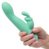 Love Bunny Rockin G Bunny Rechargeable Silicone Rocking Motion G-Spot Rabbit Vibrator - Green/Purple - Image 4