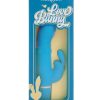 Love Bunny Beaded G Bunny Rechargeable Silicone Beaded Motion G-Spot Rabbit Vibrator - Blue/Yellow