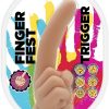 Finger Fest Trigger Silicone Dildo - Vanilla
