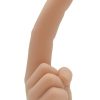 Finger Fest Trigger Silicone Dildo - Vanilla
