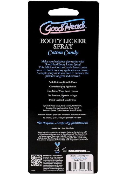 GoodHead Booty Licker Spray - Cotton Candy 1oz - Image 4