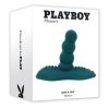 Playboy Have a Seat Rechargeable Silicone Vibrator with Remote Control - Blue