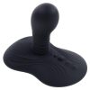 Playboy Sittin And Spinnin Rechargeable Silicone Vibrator with Remote Control - Black