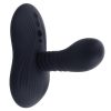 Playboy Sittin And Spinnin Rechargeable Silicone Vibrator with Remote Control - Black - Image 3