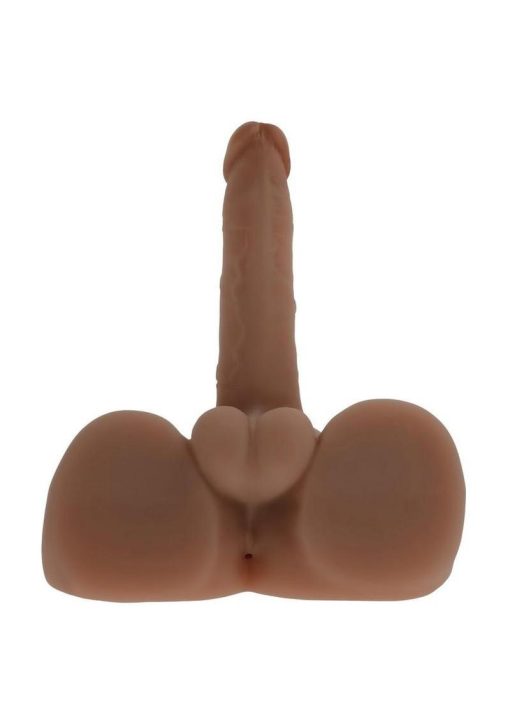 Easy Rider Thrusting Rechargeable Vibrator - Chocolate - Image 3