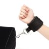 Lux Fetish Inflatable Position Wedge with Detachable Cuffs - Black - Image 3