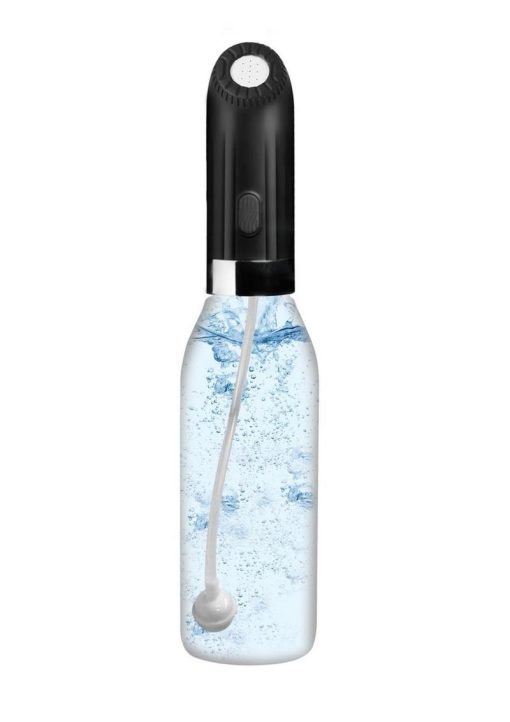 Cleanstream Automatic Rechargeable Enema Set - Black/Clear - Image 3