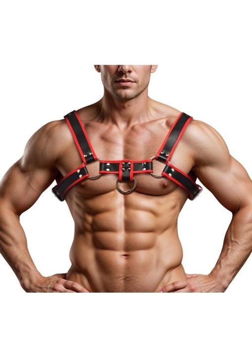 Master Series Bulldog Harness - Red - Image 4