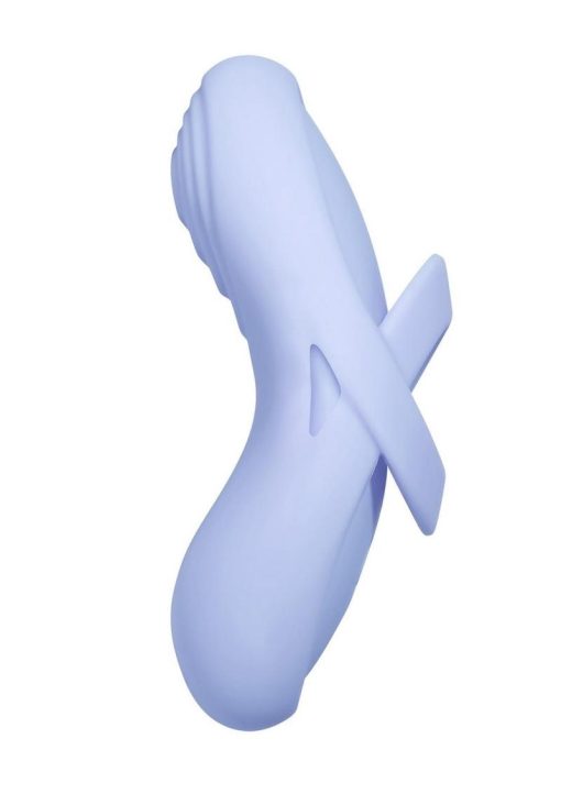 Svakom Echo 2 App Compatible Rechargeable Silicone Heated Finger Vibrator - Blue - Image 3