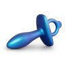 B-Vibe Butties Slide Silicone Butt Plug - Navy Blue - Image 3