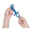 B-Vibe Butties Thumb Silicone Prostate Plug - Navy Blue - Image 4