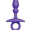 B Vibe Butties Dart Silicone Anal Plug Purple