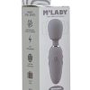 M`Lady Rechargeable Silicone Tiny Vibrating Wand - Grey