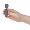 M`Lady Rechargeable Silicone Tiny Vibrating Wand - Grey - Image 3