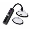 Size Up Rechargeable Pussy Pump Two Chambers - Black/Clear - Image 3