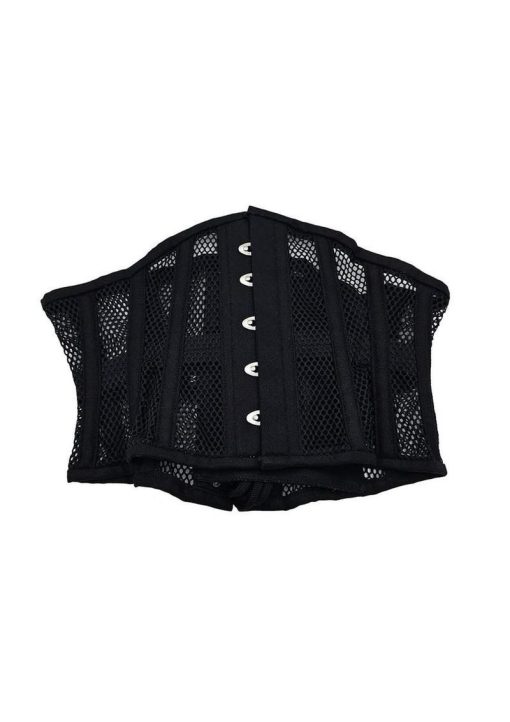 Rouge Mesh Corset - Small/Medium - Black
