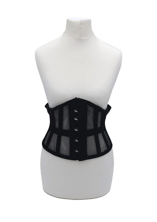 Rouge Mesh Corset - Small/Medium - Black - Image 3