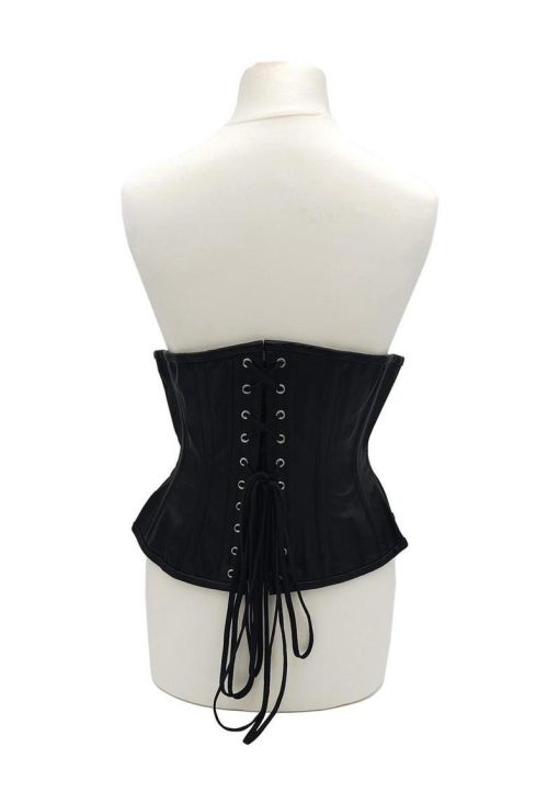 Leather Corset - Large/Extra Large - Black - Image 4