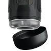 PDX Elite Moto-Bator Pro Rechargeable Masturbator - Clear/Black - Image 3