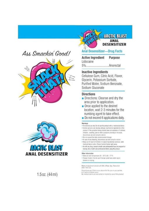 Smack That Anal Desensitizer 1.5oz - Artic Blast - Image 3