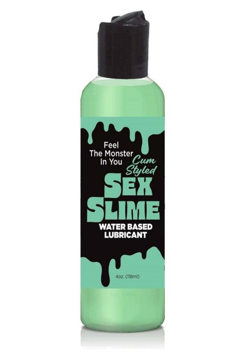 Sex Slime Cum Styled Water Based Lubricant 4oz - Green