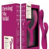 Quinn Rechargeable Silicone Rabbit Vibrator - Burgundy