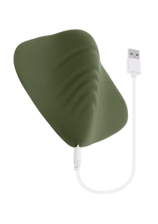 Gender X Pleasure Pad Rechargeable Silicone Clitoral Stimulator - Green - Image 4