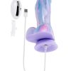 Mythical Rechargeable Silicone Vibrating Dildo with Remote - Multicolor - Image 4