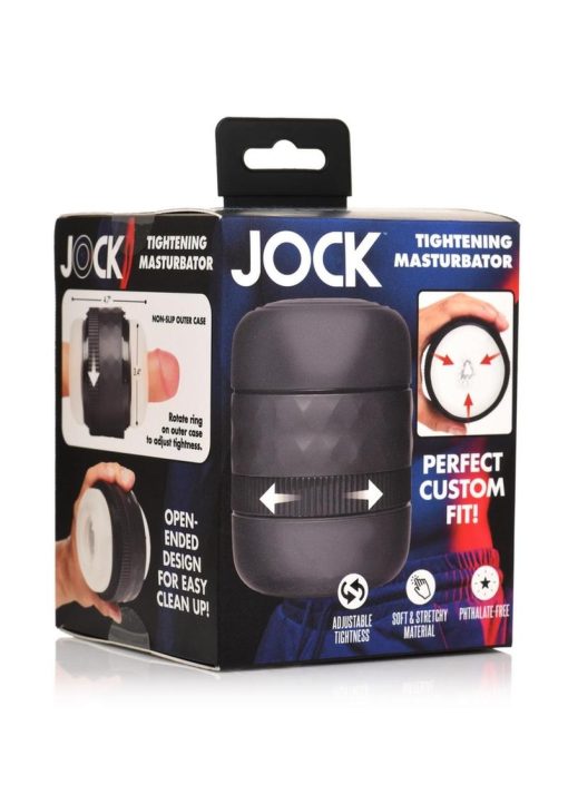 JOCK Tightening Masturbator - Black/Clear