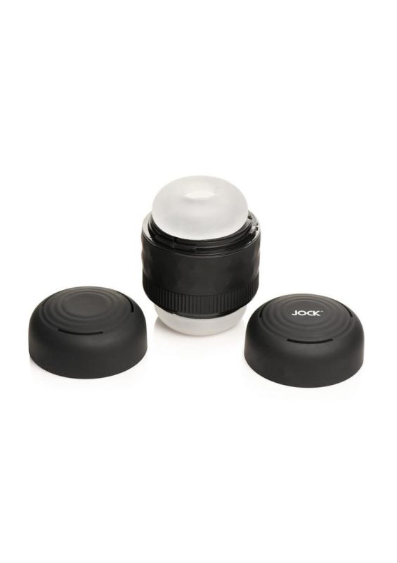 JOCK Tightening Masturbator - Black/Clear