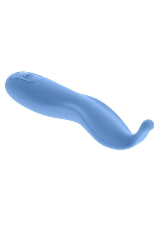 Selopa Tender Tickler Rechargeable Silicone Vibrator - Blue - Image 3