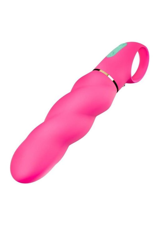 Aria Amazing AF Rechargeable Silicone Vibrator - Fuchsia - Image 3